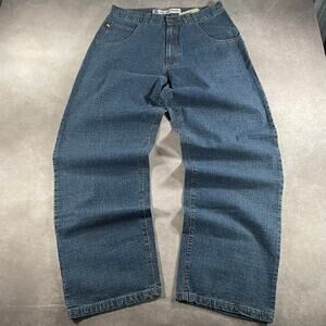 Y2K Paco Jean Company Dark Wash Wide Leg Jeans 34x33